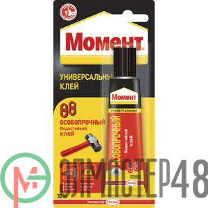 Клей "Момент 88" 30мл на единичном блистере Момент Б0008045