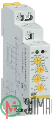 Реле фаз ORF 04 3ф 220-460В AC IEK ORF-04-220-460VAC