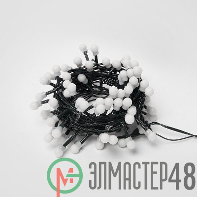 Гирлянда светодиодная ULD-S0500-100/DGA MULTI IP20 COLORBALLS-1 с контроллером «Разноцветные шарики-1» 5м разноцвет. свет провод зел. Uniel UL-00005471