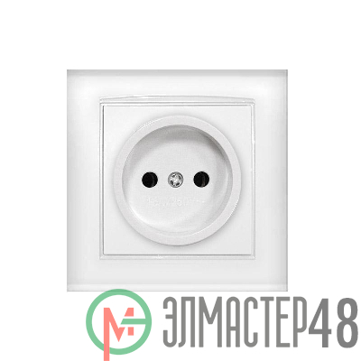 Розетка 1-м СП Бриллиант 16А IP20 бел. Universal 7947588