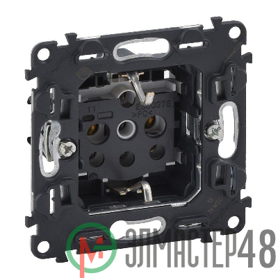 Механизм розетки Valena In'matic 16А 250В 2К+З винтовые зажимы. Leg 753025