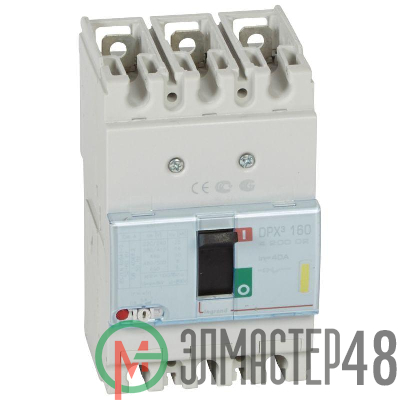 Выключатель авт. 3п 40А DPX3 160 16кА Leg 420002