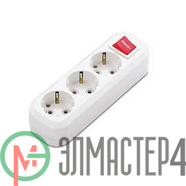 Колодка удлинителя 3-м с заземл. с выкл. Makel MGP 211