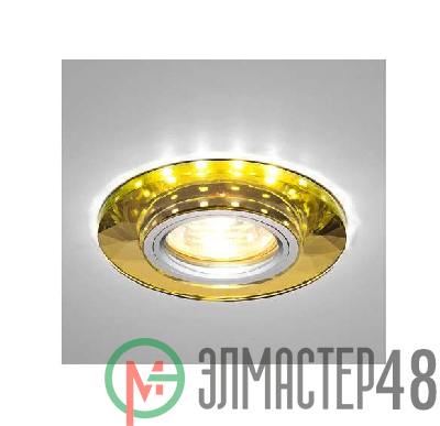 Светильник Bohemia LED 51 7 73 гранен. стекло со светодиод. подсветкой MR16 желт. ИТАЛМАК IT8704