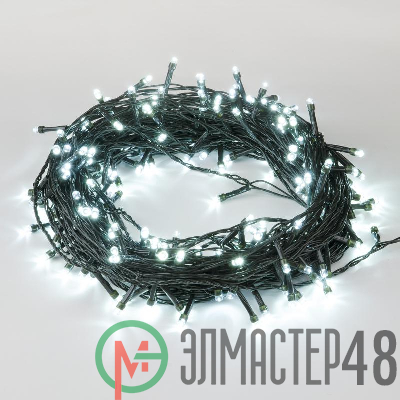 Гирлянда LED ULD-S2000-200/DGA WHITE IP20 20м 200 диодов бел. свет провод зел. Uniel UL-00007309
