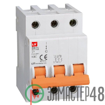 Выключатель автоматический модульный 3п C 10А 6кА BKN LS Electric 061301668B