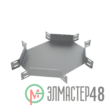 Ответвитель для лотка Х-образ. 100х50 сталь 0.8мм XD50-100 КМ LO0103