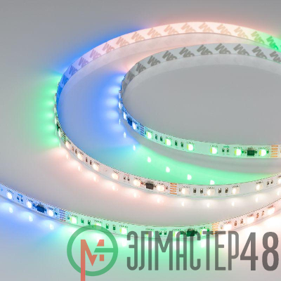 Лента светодиодная DMX-B60-10mm 24V RGBW-PX6 18Вт/м IP20 5060 бегущий огонь (уп.5м) Arlight 033449