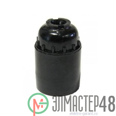 Патрон карболитовый подвесной E27 M10 черн. TOKOV ELECTRIC TKE-C05-PKB-27-10