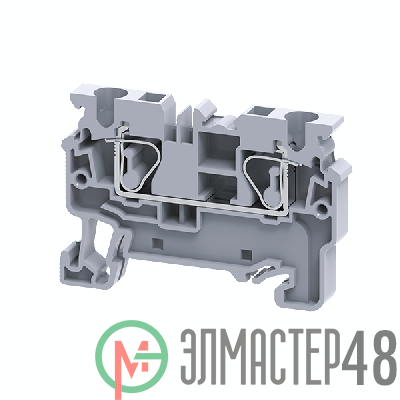 Клемма проходная пружинная OptiClip CX-4-I-32A-(0.2-4) сер. КЭАЗ 289713