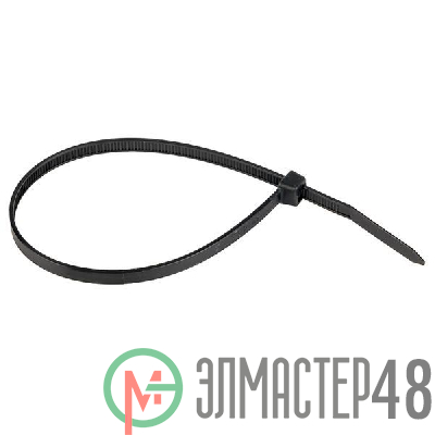 Хомут кабельный 4.8х250 нейл. черн. (уп.100шт) EKF plc-cb-4.8x250