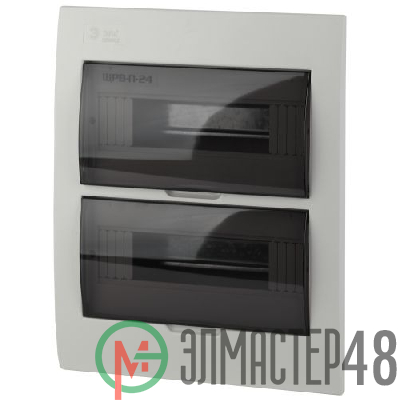 Бокс ЩРВ-П-24 мод. встраив. пластик IP41 SIMPLE NO-box_simple-plastic_24_flush ЭРА Б0041516