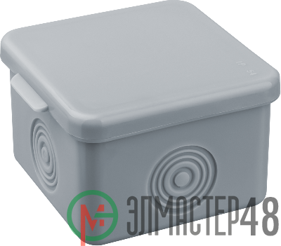 Коробка распаячная 93 756 NSS-DB-65-65-45-GR открытого монтажа (без мембран) Navigator 93756