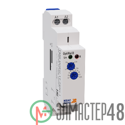 Реле времени OptiRel D TMR-DOFU-1T-240U-1 задержка выключения при откл питания 16А 1СО 12-230АС/DC КЭАЗ 332016