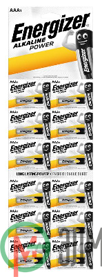 Элемент питания алкалиновый ENR POWER ALK AAA BP12 (блист.12шт) Energizer E302283400