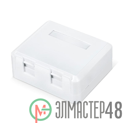 Корпус настенной розетки WR-MB-2 для установки 2-х вставок типа Keystone Jack бел. WRline 505220