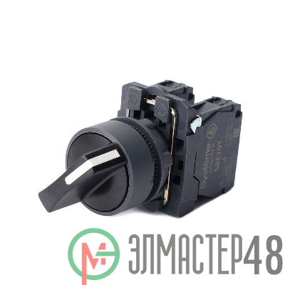 Переключатель модульный SB5 в сборе 22мм 3поз. с фиксацией 2НО SE SB5AD33