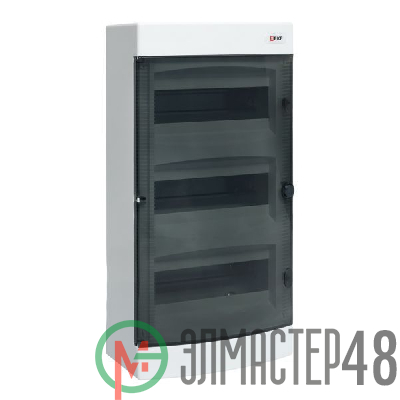 Щит распределительный навесной "Unix" прозр. дверь 3х12 модулей IP40 PROxima EKF ux-3x12-n
