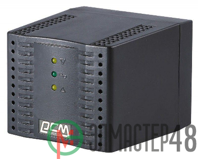 Стабилизатор напряжения TCA-2000 1000Вт 2000В.А черн. POWERCOM 808561