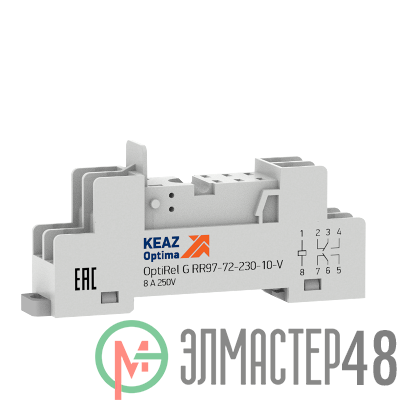 Розетка для реле OptiRel G RR97-72-230-10-V КЭАЗ 281177