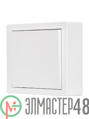 Выключатель 1-клав. LETO бел. LEZARD 752-0200-100