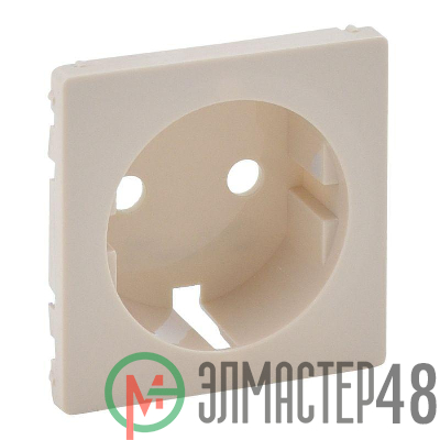 Панель лицевая Valena Life для розетки 2К+З сл. кость Leg 755201