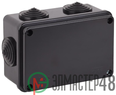 Коробка распаячная для ОП 120х80х50мм УХЛ1 черн. Ruvinil 67051Ч