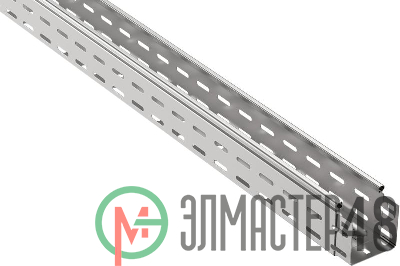 Лоток листовой перфорированный 80х80 L3000 сталь 1мм оцинк. IEK CLP10-080-080-100-3
