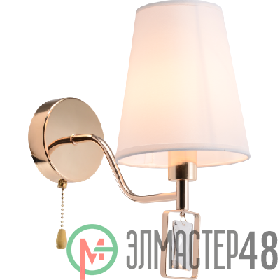 Бра Cristal 2095-401 настенный 1хЕ14 40Вт классика с выключателем Rivoli Б0062119