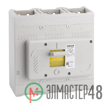 Выключатель автоматический 630А 5000Im ВА51-39-340010 УХЛ3 690В AC КЭАЗ 220868