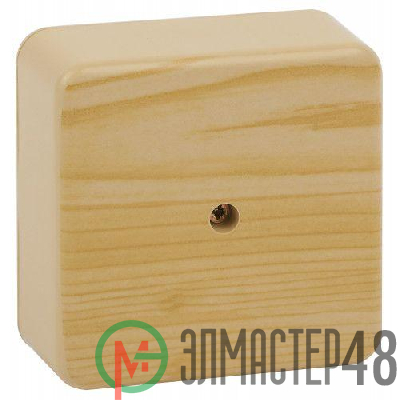 Коробка распаячная 50х50х20мм без клеммы IP40 сосна BS-P-50-50-20 Эра Б0058702