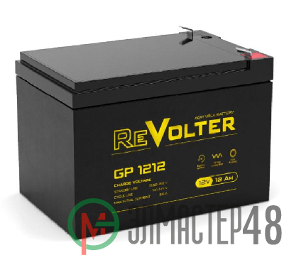 Аккумулятор 12В 12А.ч REVOLTER GP 1212
