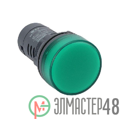 Лампа сигнальная монобл. SB7 22мм LED 24В DC зел. SE SB7EV03BP