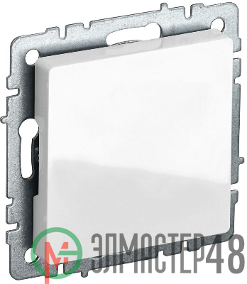 Заглушка с суппортом BRITE МЗ10-БрБ бел. IEK BR-PL10-K01