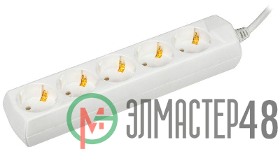 Удлинитель 5х7м с заземл. 10А 250В У05 GENERICA 2P+PE 3х1кв.мм IEK WYP10-10-05-07-Z-G