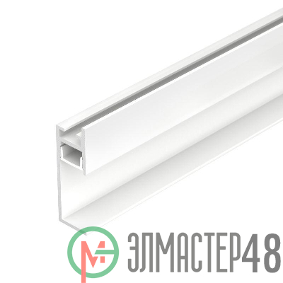 Профиль PLINTUS-H35-F-2000 WHITE L2000 алюм. Arlight 043605