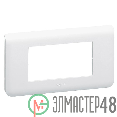 Рамка 4мод. Mosaic New бел. Leg 078814
