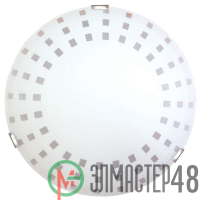 Светильник ДПБ "Лучи" M06 300х76 LED 15Вт 5000К IP20 мат. бел./клипса штамп металлик (инд.упак) Элетех 1030450310