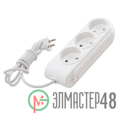 Удлинитель 3х5м без заземл. 10А защ. шторки Makel N3010061