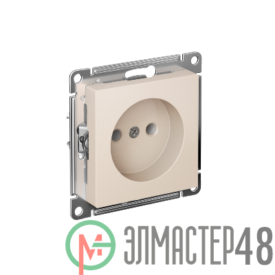 Розетка AtlasDesign 16А без заземл. без шторок быстрозажим. клем. механизм беж. SE ATN000241S