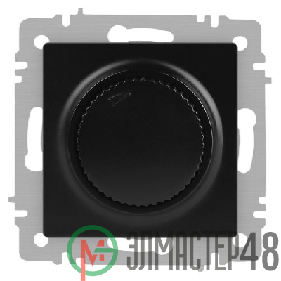 Светорегулятор Accent 6-401-05 поворотный 600Вт 230В IP20 СУ антрацит Intro Б0063679