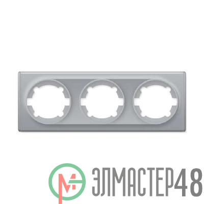 Рамка 3-м Florence сер. 1E52301302 OneKeyElectro 2172853