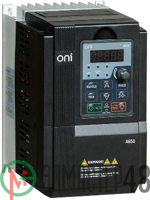 Преобразователь частоты A650 380В 3Ф 5.5кВт 13А ONI A650-33E055T