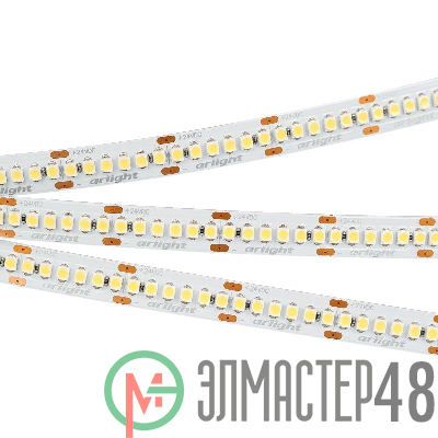 Лента светодиодная RT-A240-10mm 24V Day 4000К 19.2Вт/м IP20 3528 открыт. (уп.5м) Arlight 017431(2)