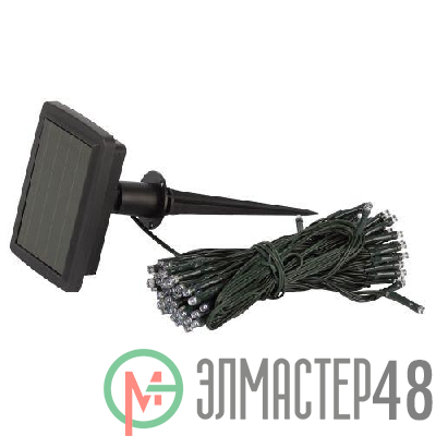 Гирлянда садовая ERASF22-29 Бахрома на солнечной батарее холодный свет 3.8х0.5 ЭРА Б0053373