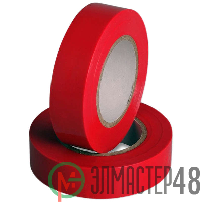 Изолента ПВХ 15мм (рул.20м) красн. REXANT 09-2604