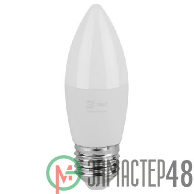 Лампа светодиодная GREEN LINE B35-6W-830-E27 GL 6Вт свеча 3000К свет тепл. E27 Эра Б0067126