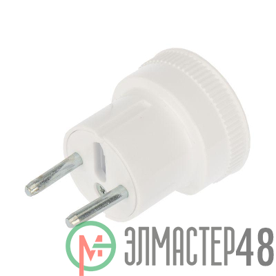 Переходник сетевой "стакан" с бортами 220В 6А Rexant 11-1021