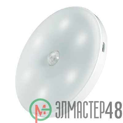 Светильник светодиодный беспроводной TS8-L1W-Accu PIR-датчик 6 LED магнитное крепл. литиевый аккум. зарядка USB JazzWay 5037649