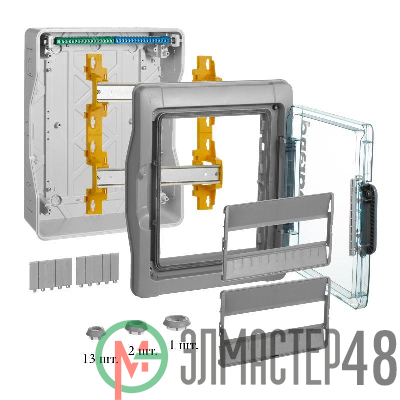 Бокс ОП Plexo3 IP65 24м(2х12) N+PE Leg 601982